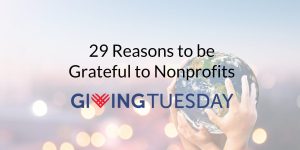 29 Reasons to be Grateful to Nonprofits