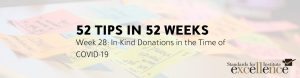 52 Tips in 52 Weeks: In-Kind Donations in the Time of COVID-19