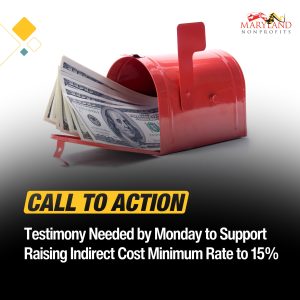 TAKE ACTION: Testimony Needed by Monday to Support Raising Indirect Cost Minimum Rate